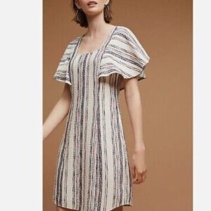 ⚪️ AKEMI + KIN Flutter Sleeve Sundress with Square Neck
